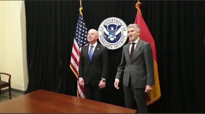 El ministro del Interior, Fernando Grande-Marlaska, de visita oficial en EEUU para reunirse con el secretario del Departamento de Seguridad Nacional, Alejandro Mayorkas.