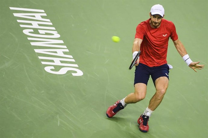 Archivo - Andy Murray en el Masters de Shanghai de 2019