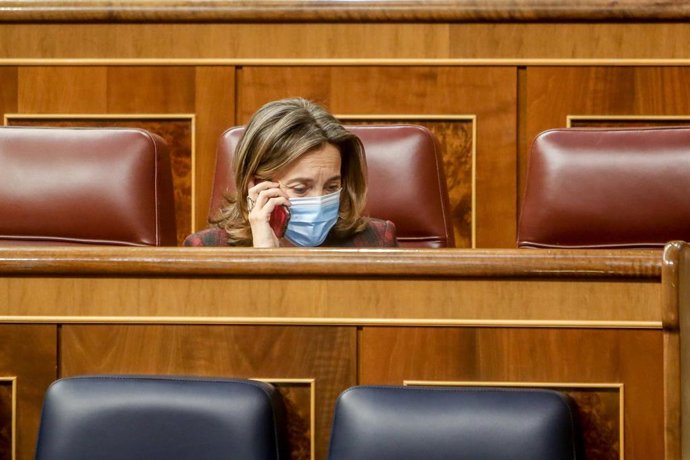 Archivo - La portavoz del Grupo Popular en el Congreso, Cuca Gamarra, en una sesión plenaria en el Congreso de los Diputados