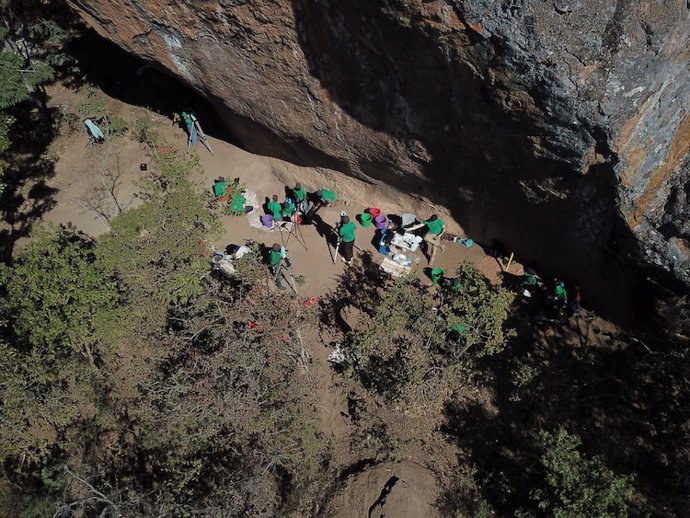 Archivo - Hora Rockshelter en Malawi, donde excavaciones recientes descubrieron a dos de los individuos analizados en un estudio colaborativo de ADN antiguo