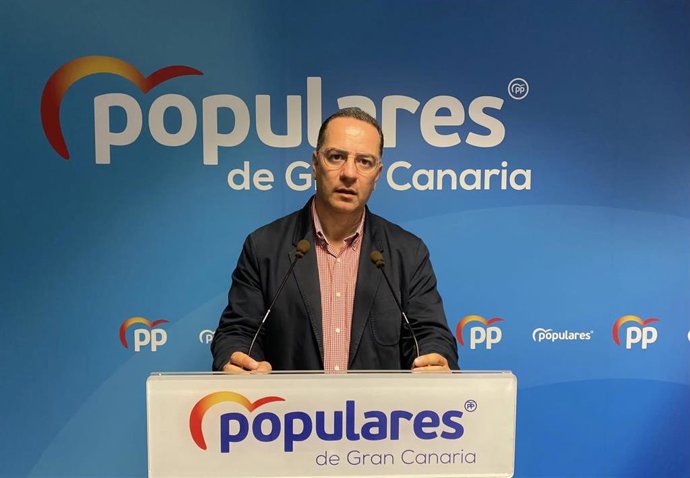 Archivo - El presidente del PP de Gran Canaria, Poli Suárez
