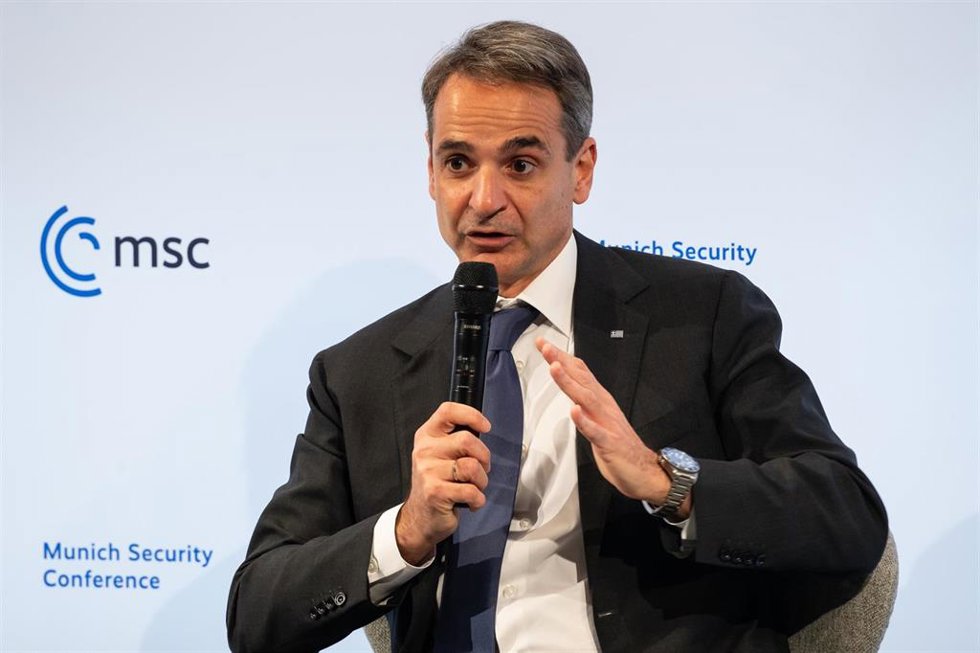 El primer ministro de Grecia, Kyriakos Mitsotakis. 