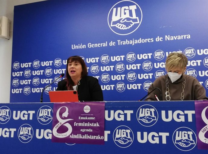 La vicesecretaria general de UGT, Cristina Antoñanzas