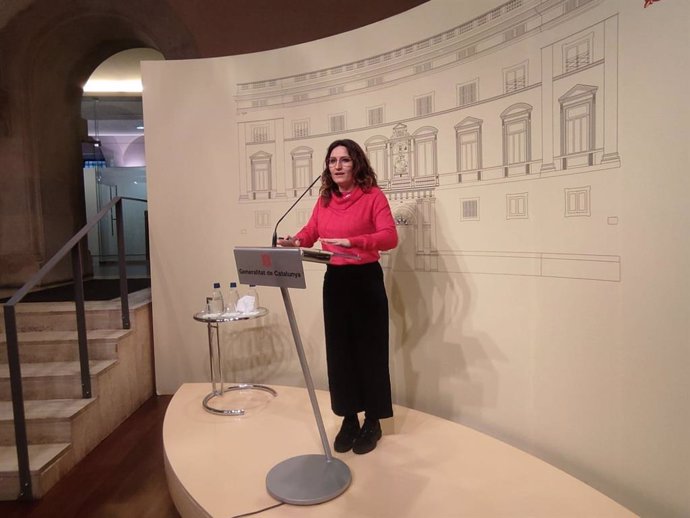 La consellera de Presidencia de la Generalitat, Laura Vilagr.