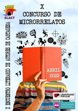 Cartel del X Concurso de Microrrelatos ELACT ‘Lola Fernández Moreno'