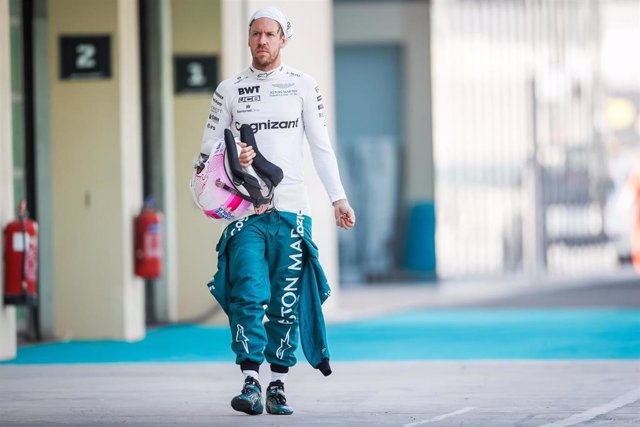 Archivo - El piloto alemán Sebastian Vettel durante un Gran Premio del Mundial de F-1
