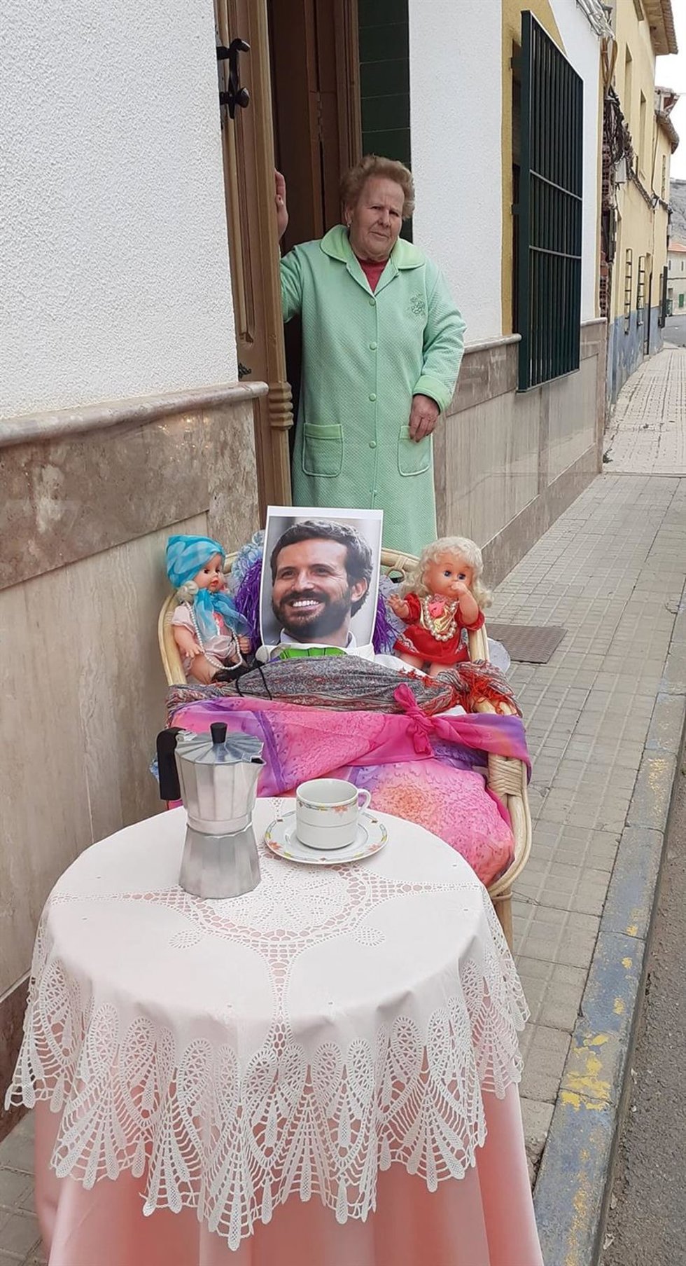 Pablo casado en en los Judas del Carnaval de Granátula.