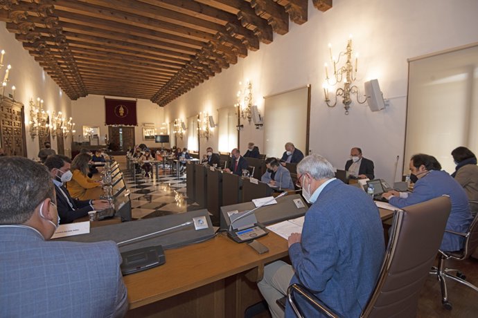 Pleno ordinario de febrero de la Diputación de Cáceres