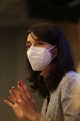 Archivo - La ministra de Justicia, Pilar Llop, en la inauguración de los actos del Día Internacional contra la Explotación Sexual y la Trata de Personas, en la sede del Consejo General de la Abogacía Española, a 23 de septiembre de 2021, en Madrid, (Esp