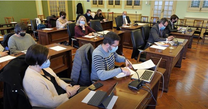 Comisión de Asuntos Sociales, Derechos Humanos y Deportes del Parlament, este jueves.