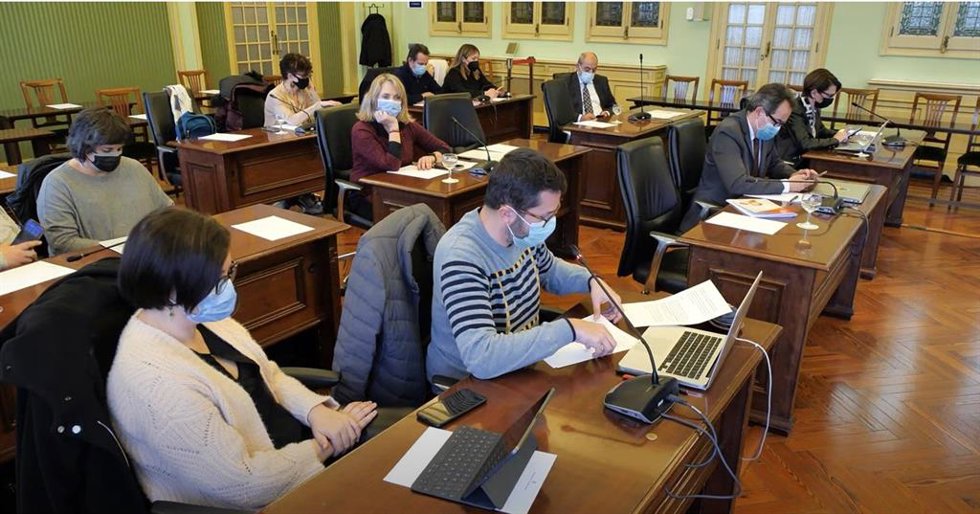 Comisión de Asuntos Sociales, Derechos Humanos y Deportes del Parlament, este jueves.