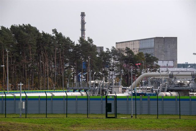 Archivo - Material para la construcción del gasoducto Nord Stream 2 entre Rusia y Alemania.