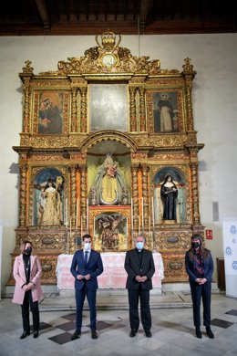 Retablo de Nuestra Señora de la Consolación, en la iglesia parroquial de San Francisco de Asís, en Santa Cruz de Tenerife