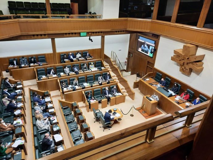 Pleno del parlamento vasco
