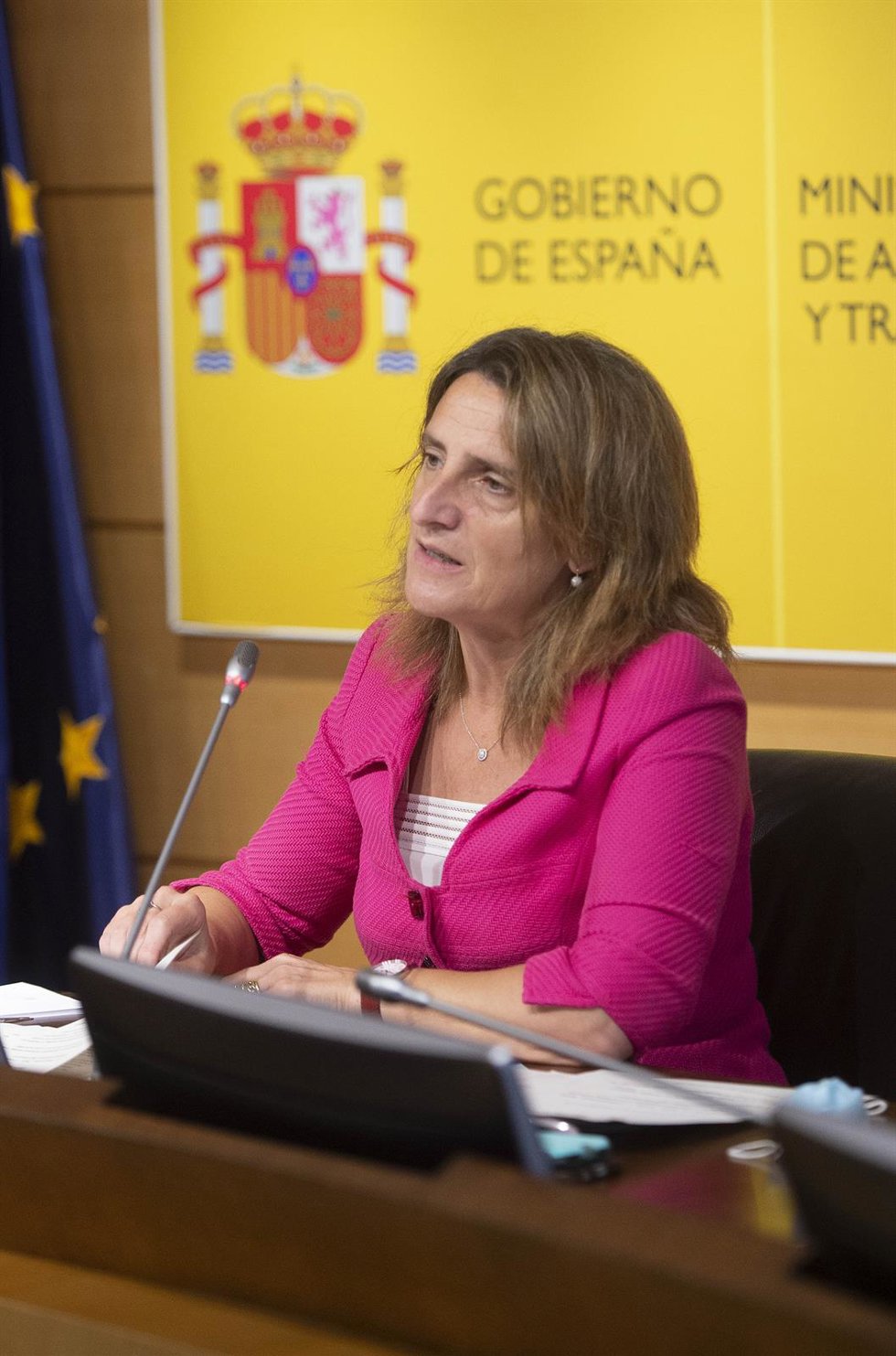 Archivo - La vicepresidenta tercera y ministra para la Transición Ecológica y el Reto Demográfico, Teresa Ribera