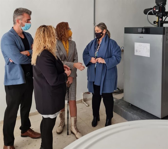 Nueva caldera en el colegio Pilar Izquierdo, de Híjar