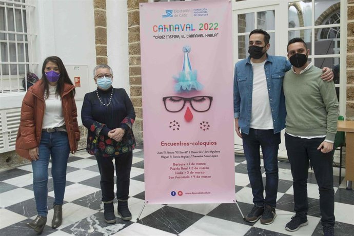 Presentación de 'Cádiz inspira, el Carnaval habla'.