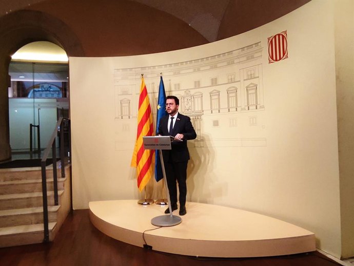 El president de la Generalitat, Pere Aragons