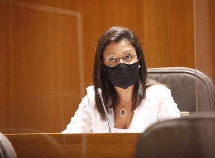 Archivo - La parlamentaria de Cs en las Cortes de Aragón, Loreto Camañes.