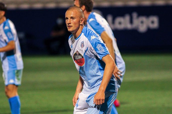 Archivo - Vasyl Kravets of CD Lugo during the spanish second league,  Liga SmartBank, football match played between SD Ponferradina and  CD Lugo at El Toralin Stadium on July 08, 2020 in Ponferrada, Leon, Spain.