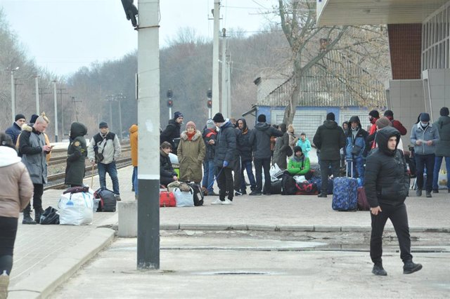 Evacuación en Lugansk