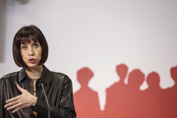 La ministra de Ciencia e Innovación, Diana Morant, interviene en una nueva edición de Encuentros SER, en la sede UGT, en Valencia, Comunidad Valenciana (España).