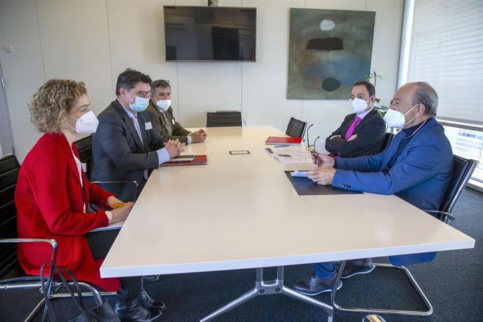 El Consejero De Industria, Turismo, Innovación, Transporte Y Comercio, Javier López Marcano, Se Reúne Con Versican