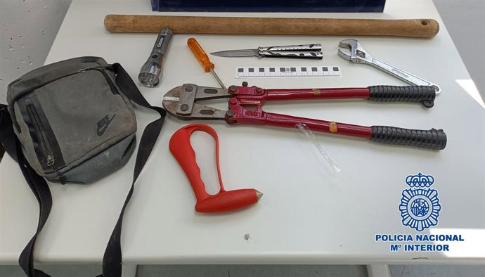 La Policía Nacional desarticula un grupo criminal de Talavera de la Reina dedicado al robo con fuerza en vehículos.