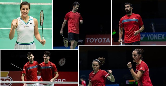 Deportistas españoles clasificados para el Campeonato de Europa de Madrid 2022 De Bádminton.