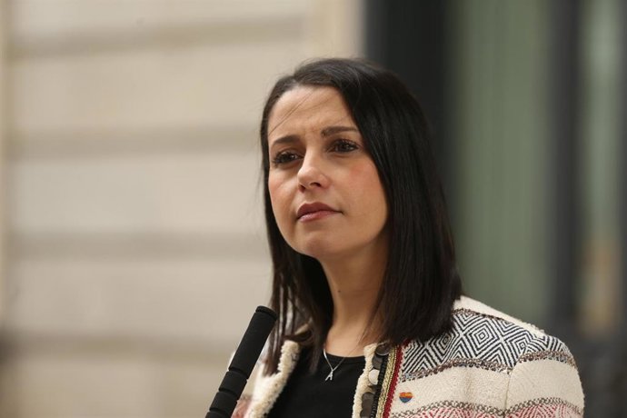 La líder de Cs, Inés Arrimadas.