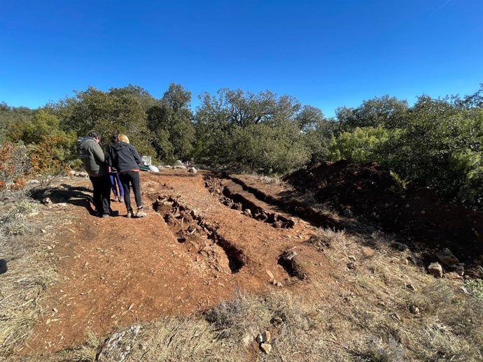 Imagen de las excavaciones en Prades