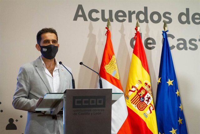Archivo - El secretario general de CCOO en CyL, Vicente Andrés.