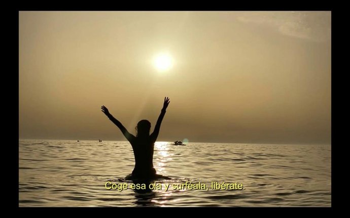 Fotograma de un videopoema para un concurso de la Diputación de Cádiz.