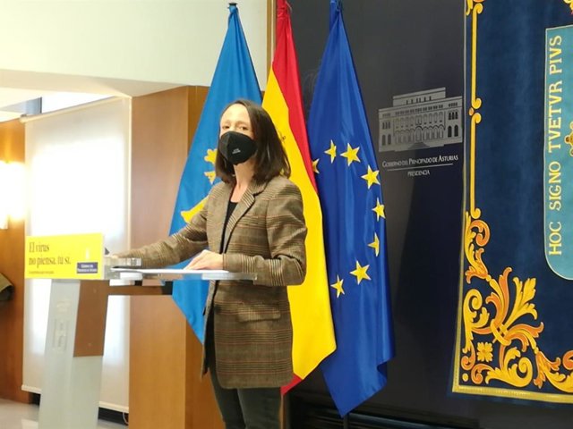 La portavoz del Gobierno del Principado de Asturias, Melania Álvarez