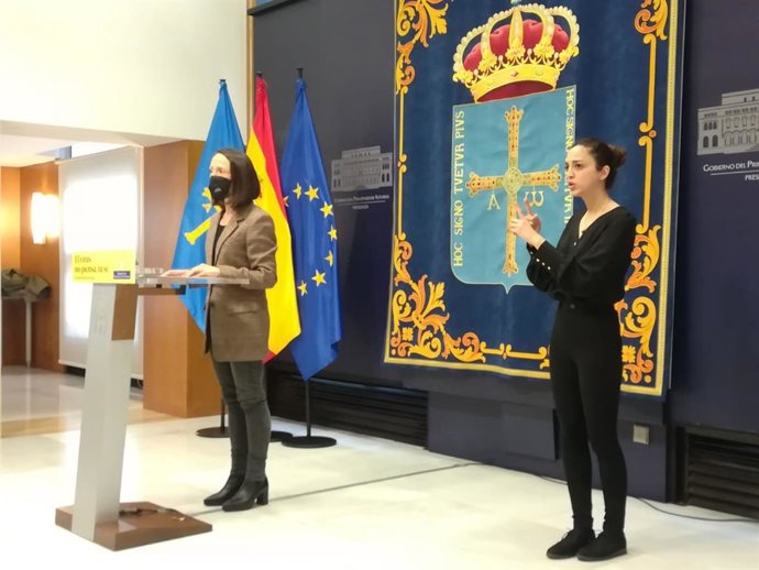 La portavoz del Gobierno del Principado, Melania Álvarez