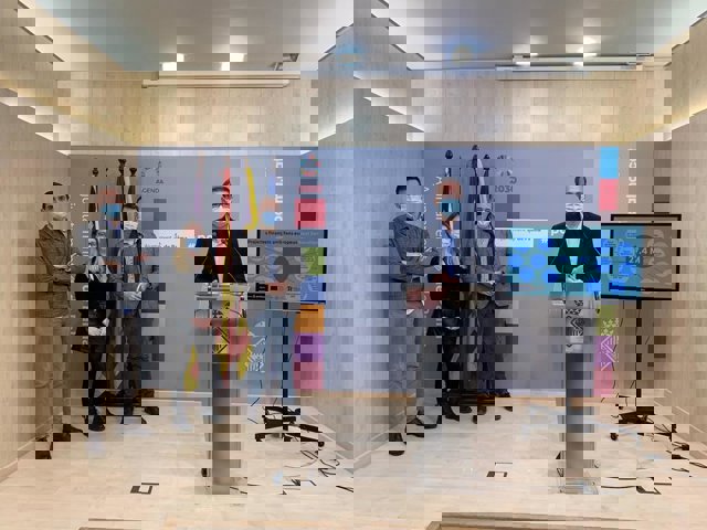 El alcalde de Palma, José Hila, en rueda de prensa 