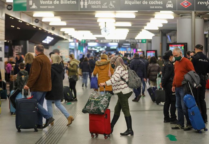 Archivo - Foto de archivo de las estación de Atocha.