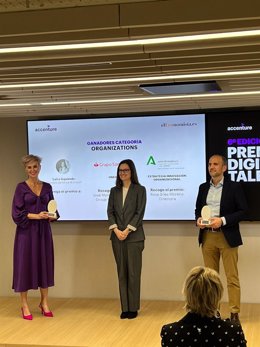 Los premios Digital Talent de Accenture reconocen la 'Estrategia Innovación Organizacional' de Andalucía Emprende.