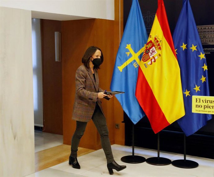 La portavoz del Gobierno asturiano, Melania Álvarez