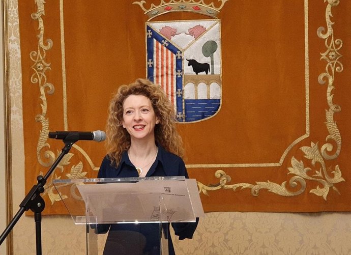 La concejal de Familia e Igualdad de Oportunidades, Ana Suárez, en la presentación del balance de los servicios de Atención a la Dependencia.