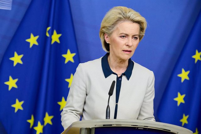 La presidenta de la Comisión Europea, Ursula von der Leyen