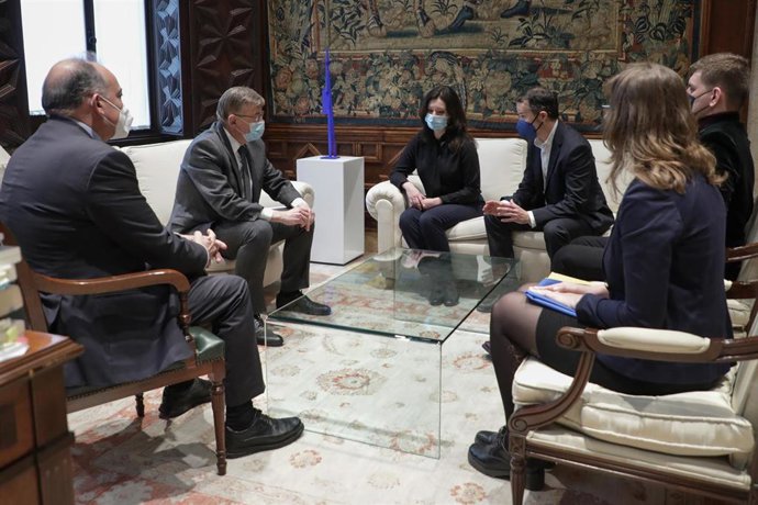 El 'president' de la Generalitat, Ximo Puig, se reúne este viernes con representantes de la embajada de Ucrania