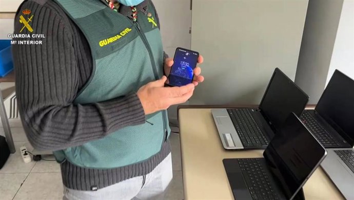 Efectos intervenidos en el aeropuerto de Palma.