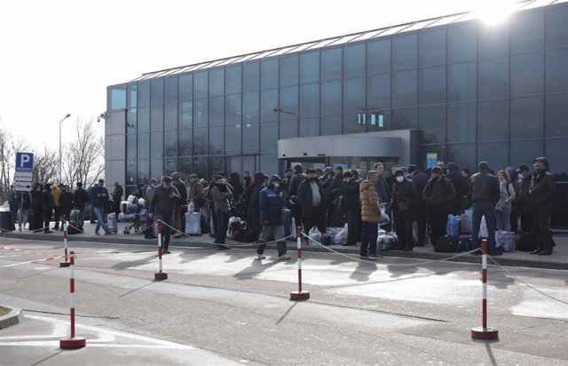 Aeropuerto de Chisinau, Moldavia, tras el cierre del espacio aéreo