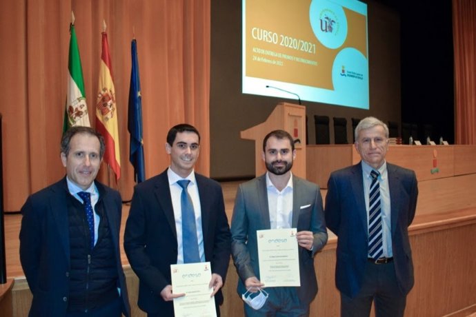 Entrega de los premios de Endesa a los trabajos fin de Grado y Máster de la Escuela Técnica Superior de Ingeniería de la Universidad de Sevilla.