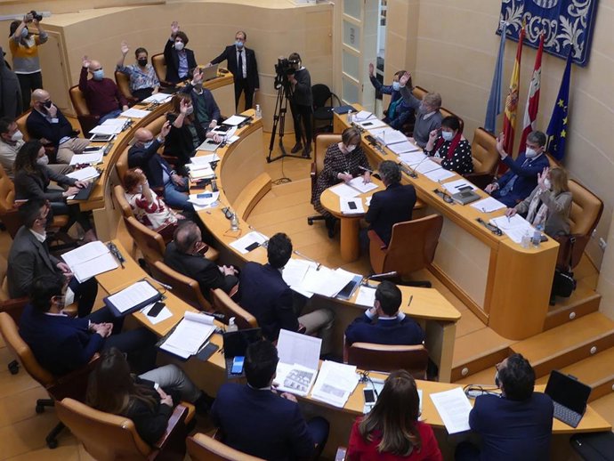 Pleno del Ayuntamiento de Segovia.