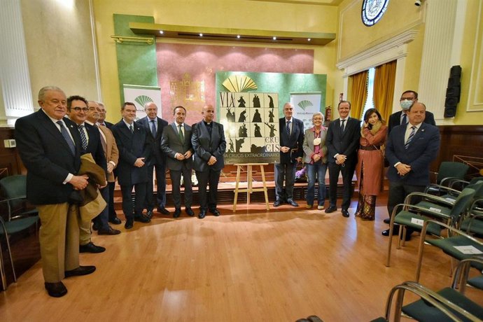 Presentación del vía crucis extraordinario con motivo de la conmemoración del centenario de la Agrupación de Cofradías de Málaga