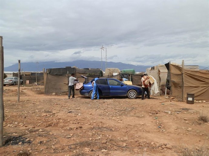 Archivo - Chabolas en Almería