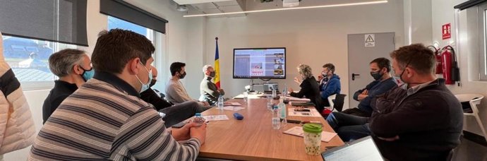 Una asamblea del Andorra Esports Clúster.