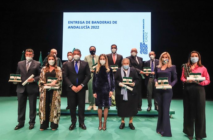 Galardonados con la Bandera de Andalucía en la provincia de Cádiz.